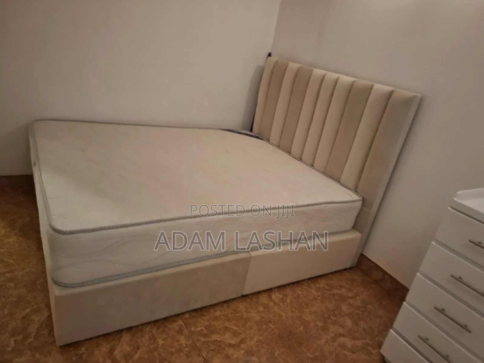 Light Used 2 Bedroom Set With 2 King Sized Spring Mattress and 2 Sofas