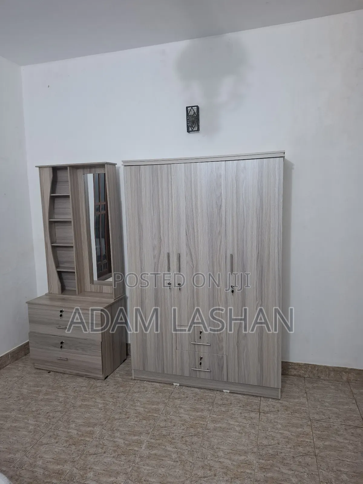 Light Used 2 Bedroom Set With 2 King Sized Spring Mattress and 2 Sofas