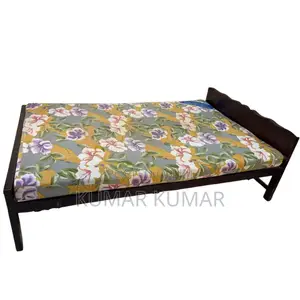 Wooden Single Bed With Mattress