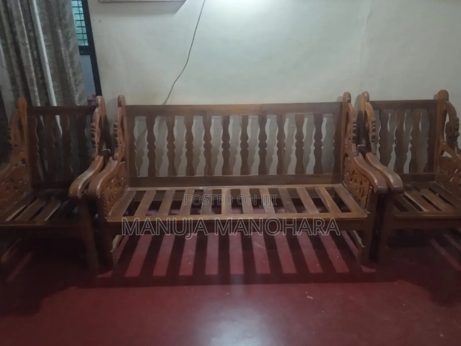 Teak Sofa Set (තේක්ක)