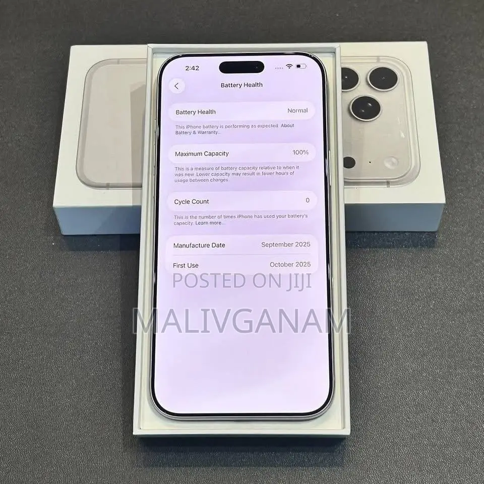 New Apple iPhone 17 Pro Max 256 GB White