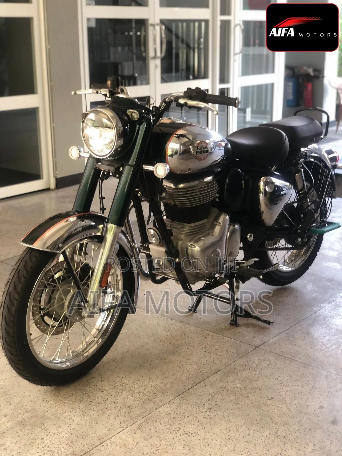 New Royal Motorcycle 2025 Green