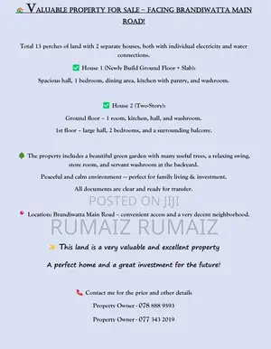 4bdrm House in Wellampitiya for sale