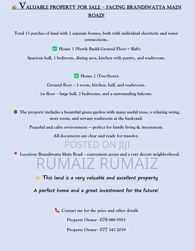 4bdrm House in Wellampitiya for sale