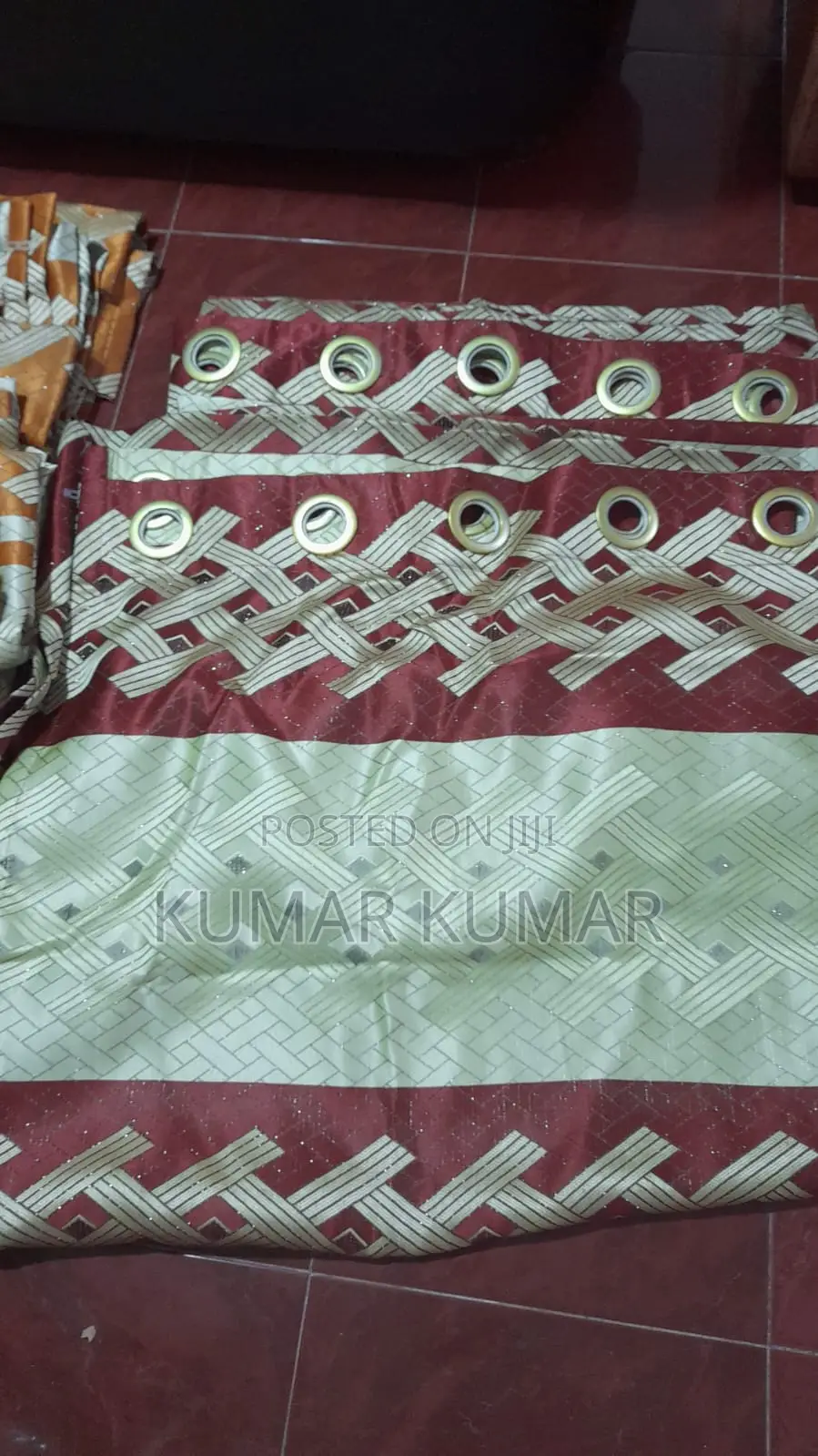 Premium Eyelet Curtain Set (10 Pieces) – 6ft Height