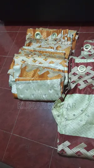 Premium Eyelet Curtain Set (10 Pieces) – 6ft Height