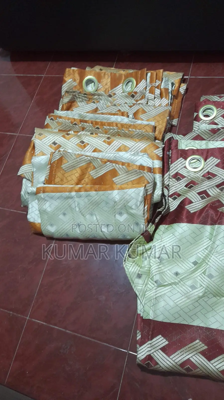 Premium Eyelet Curtain Set (10 Pieces) – 6ft Height