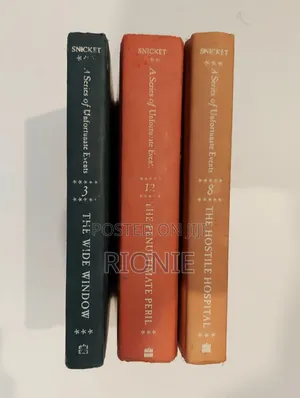 A Series of Unfortunate Events Hardcover Set: Books 3, 8, 12