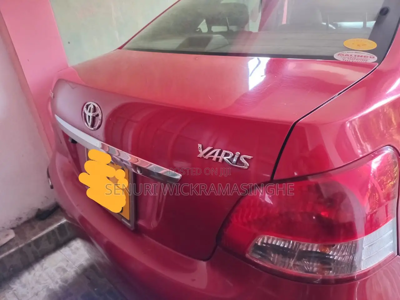 Toyota Yaris 1.0 Eco 2007 Red