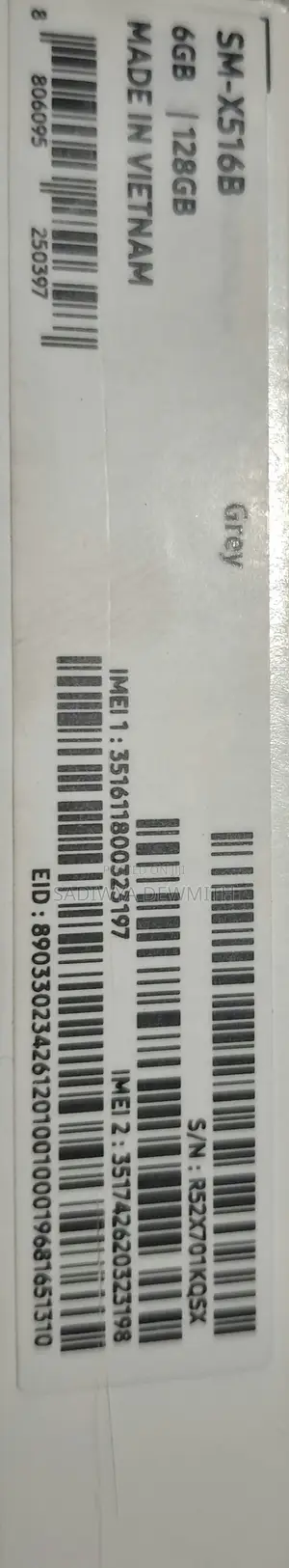 New Samsung Galaxy Tab S9 FE 128 GB Gray