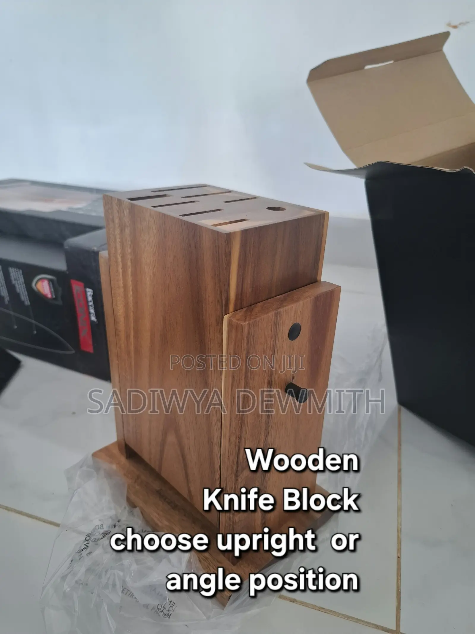 Original Baccarat Iconix Drenhen 9-Piece Knife Block