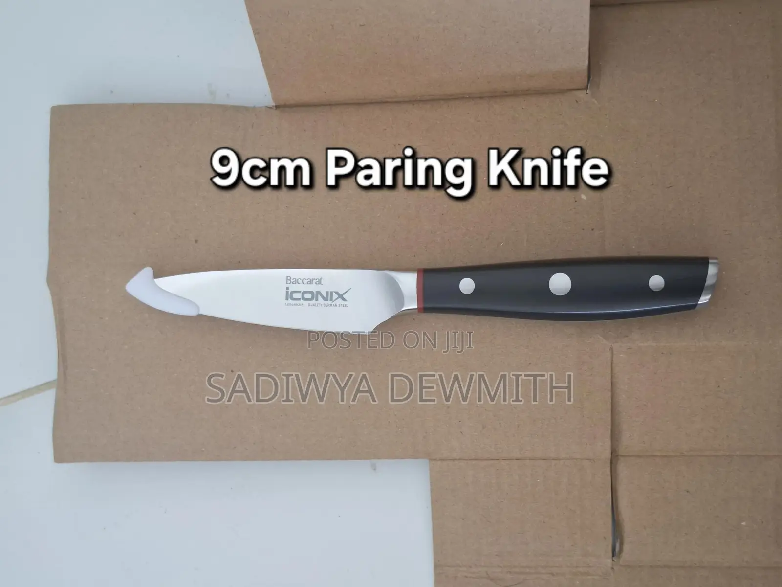 Original Baccarat Iconix Drenhen 9-Piece Knife Block