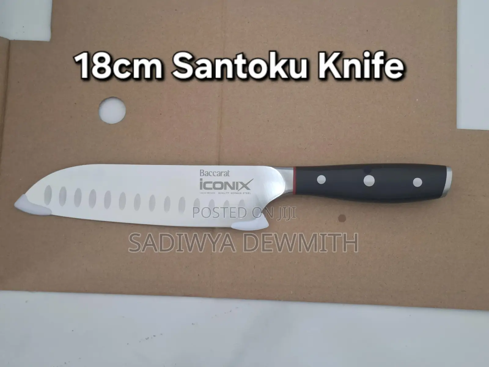 Original Baccarat Iconix Drenhen 9-Piece Knife Block