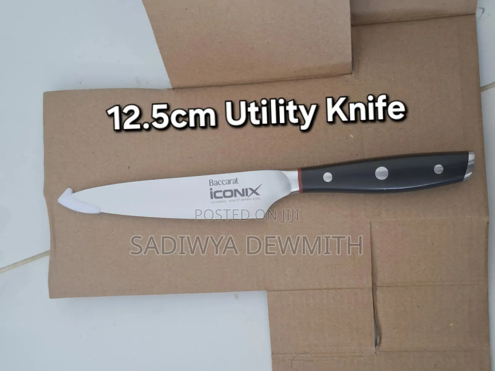 Original Baccarat Iconix Drenhen 9-Piece Knife Block