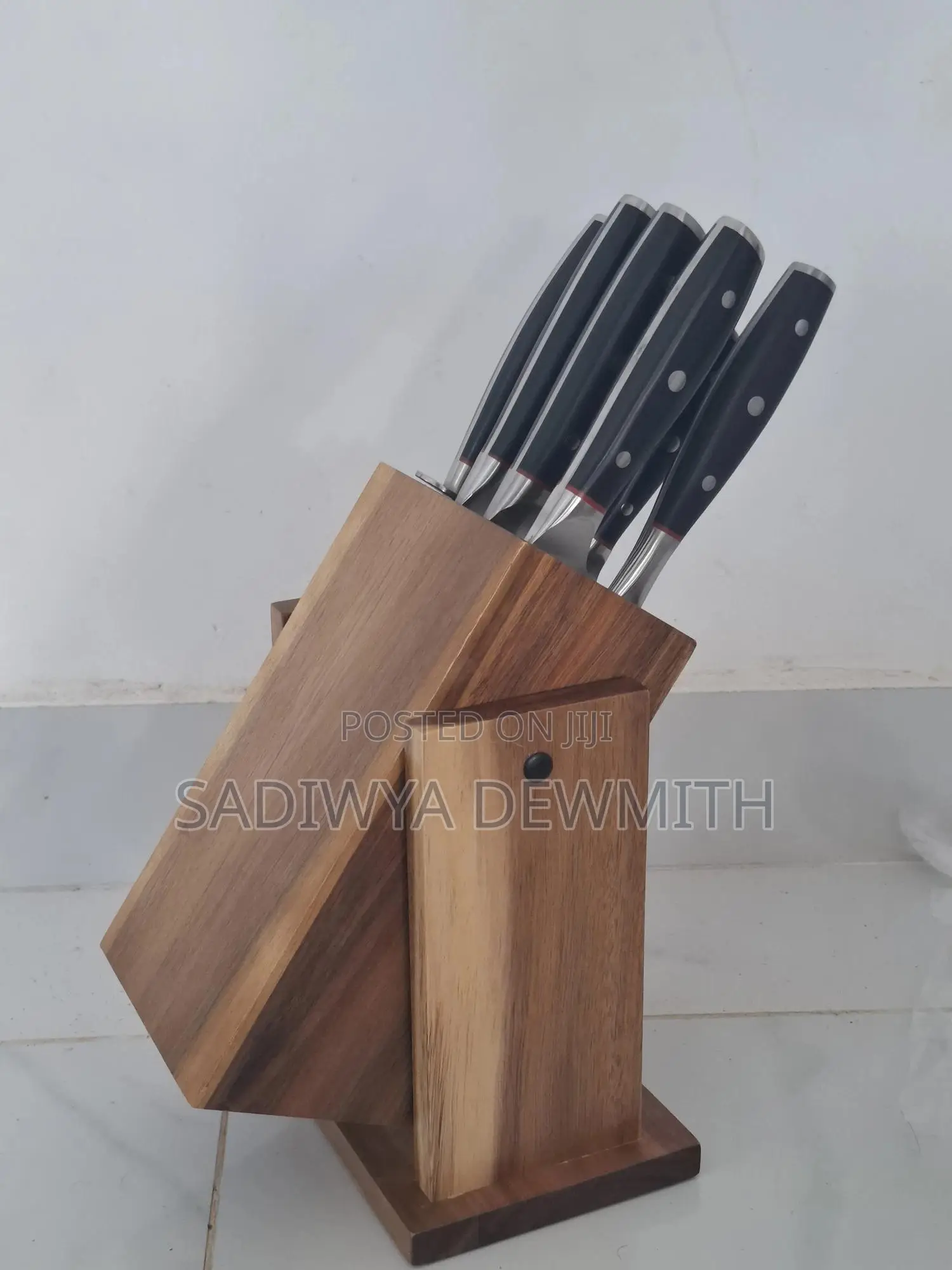 Original Baccarat Iconix Drenhen 9-Piece Knife Block