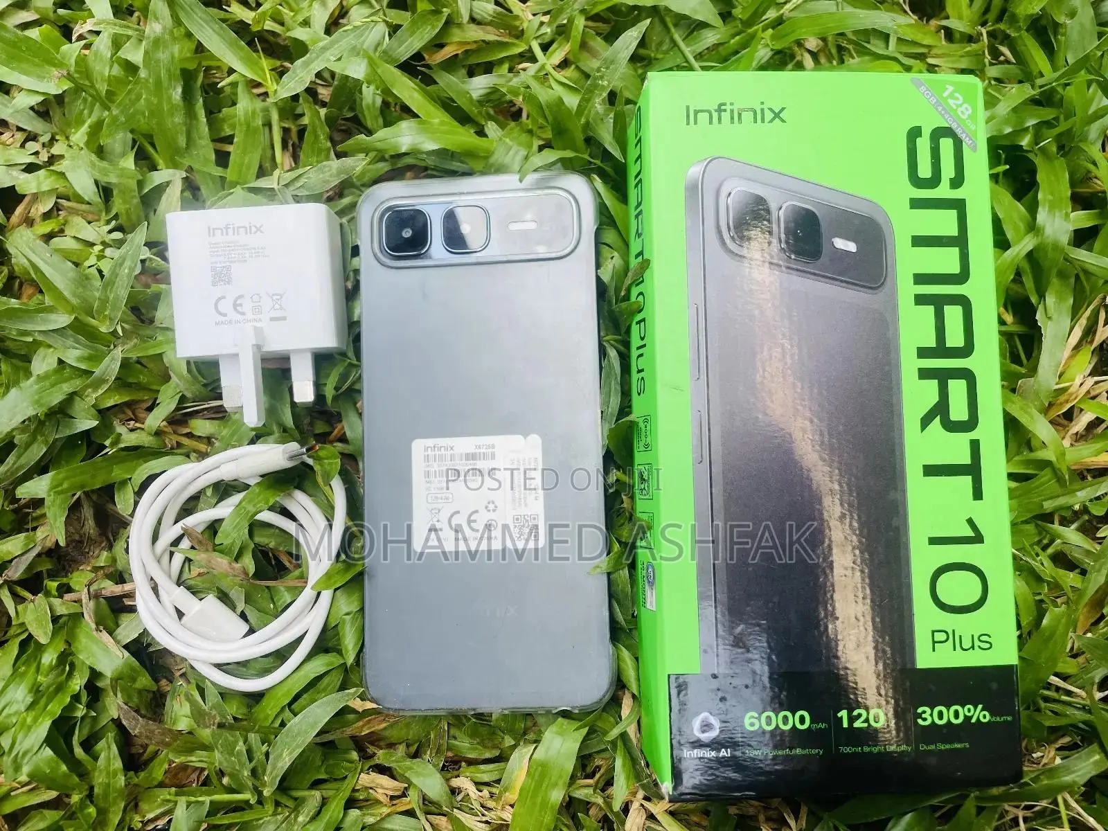New Infinix Smart 10 Plus 128 GB Black