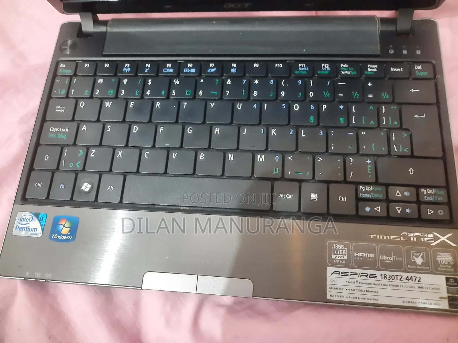 Laptop Acer Aspire 1830 TimelineX 4GB Intel HDD 500GB