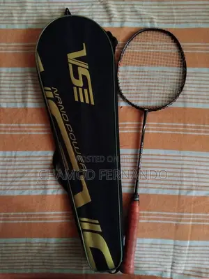Vs Badminton Racket With Yonex Bg 65 Titanium Strings.