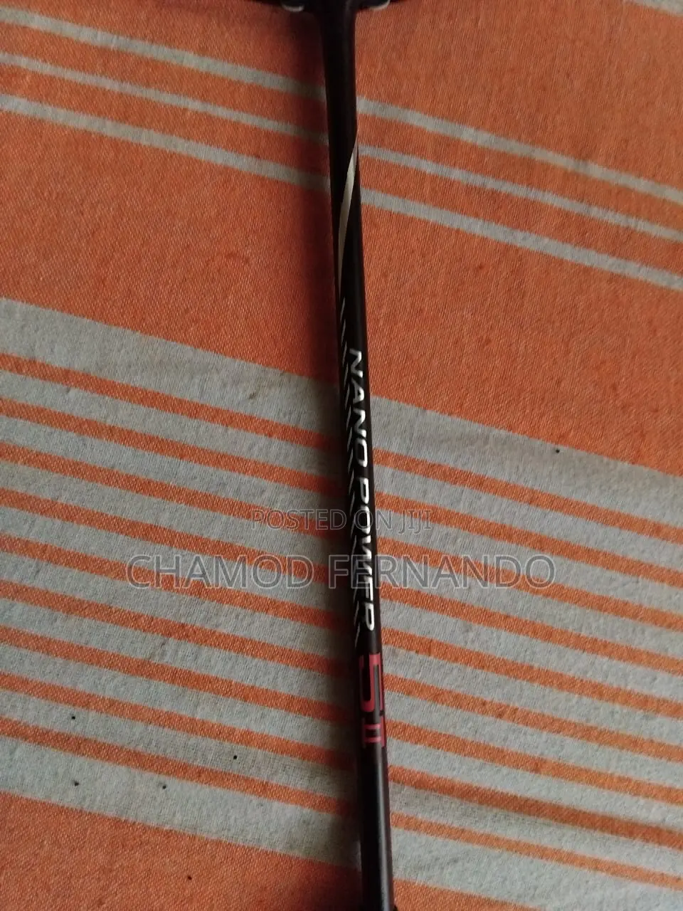Vs Badminton Racket With Yonex Bg 65 Titanium Strings.