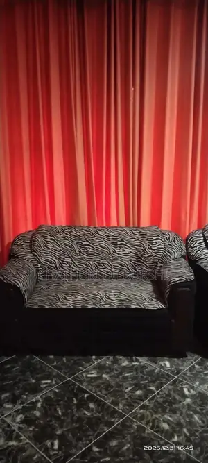 Elegant Zebra Print Imported Sofa Set