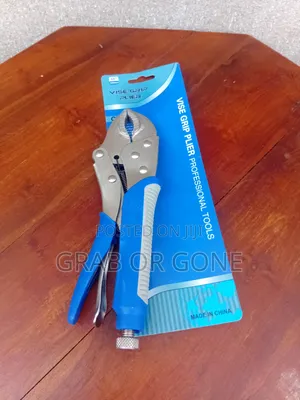 10-inch Locking Pliers Premium Alloy Steel, Curved Jaw With Wirecutter