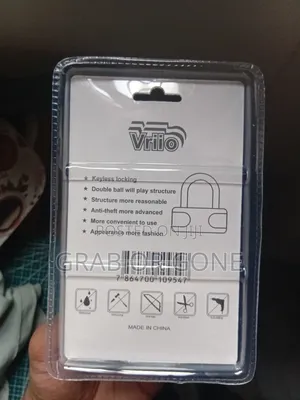 Barrell Lock Padlock With Hardened Steel Shackle – 60mm - Vriio