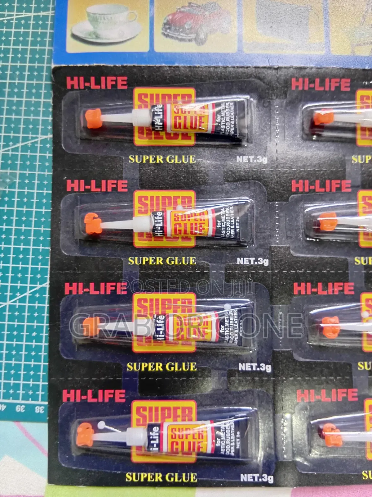 Super Glue 3g – 12 Pcs Card Pack Strong Instant Adhesive