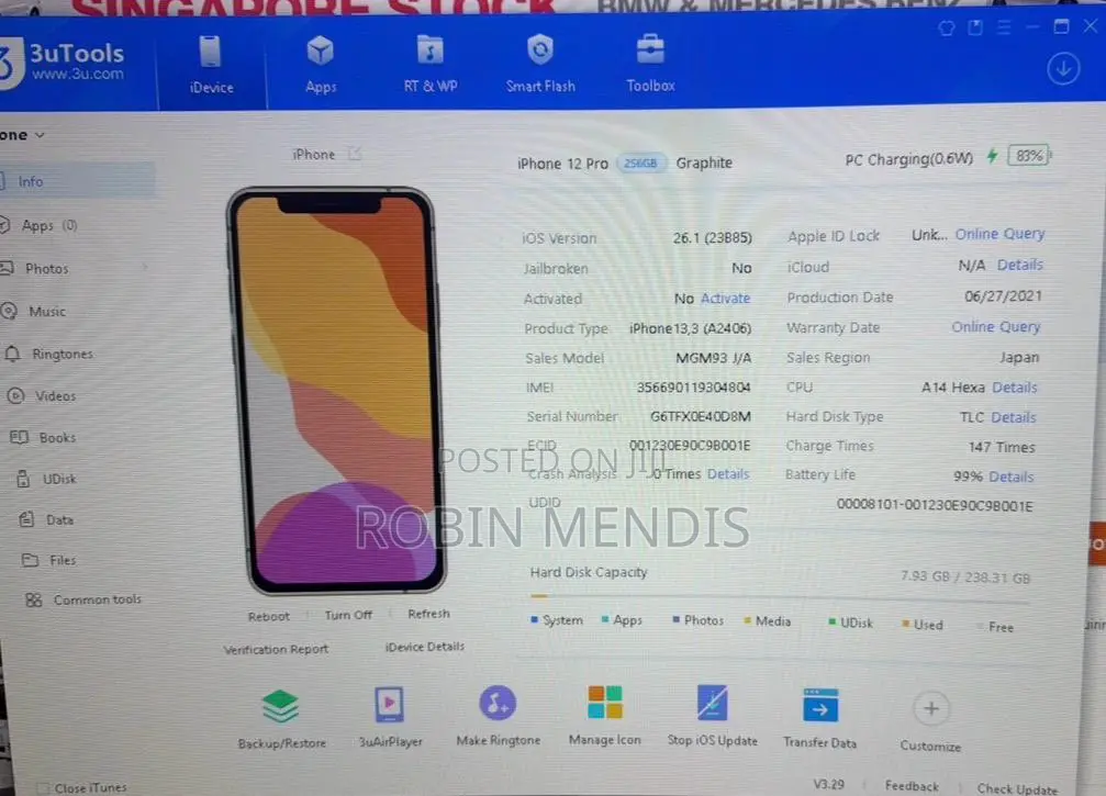 Apple iPhone 12 Pro 256 GB Gray