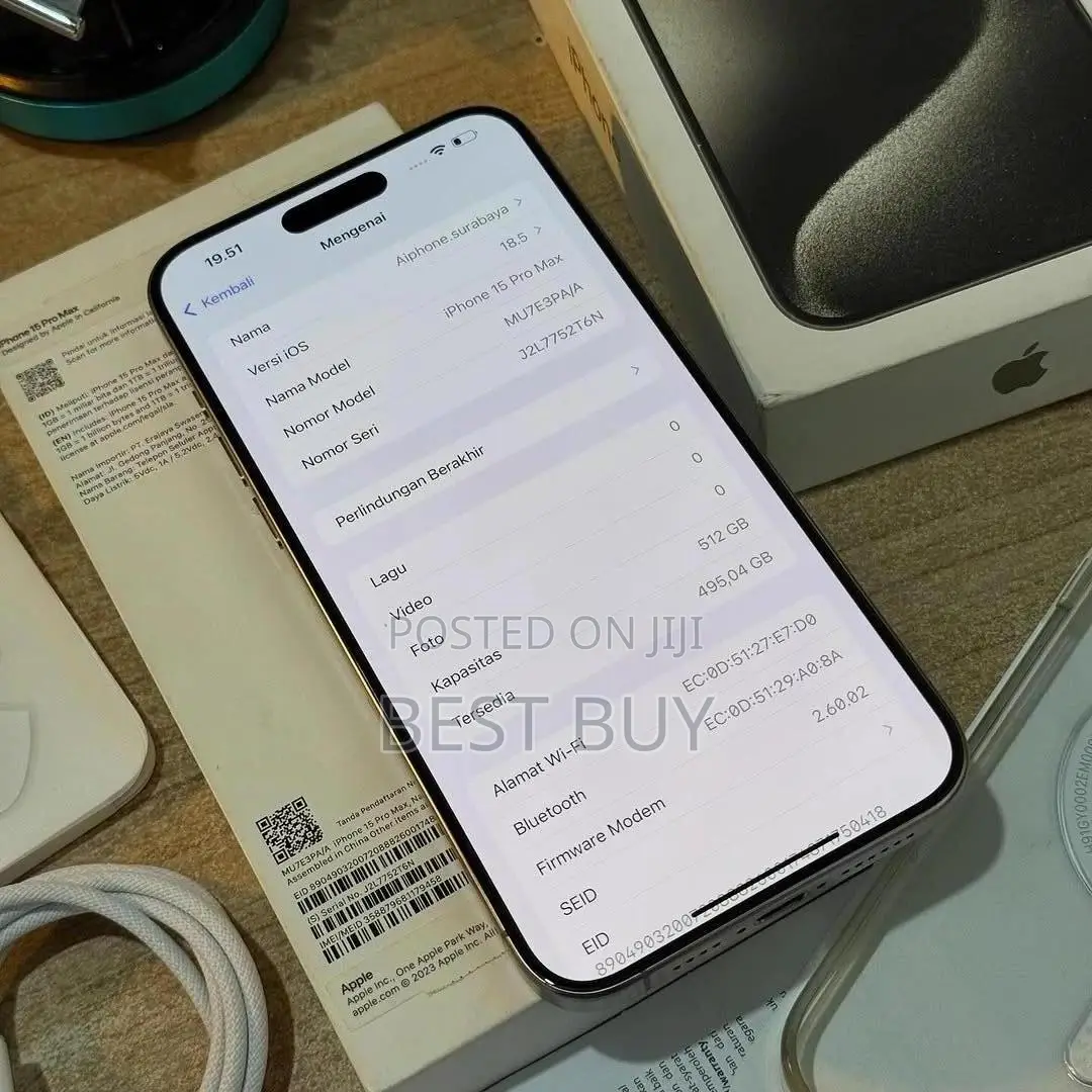 New Apple iPhone 15 Pro Max 512 GB Blue