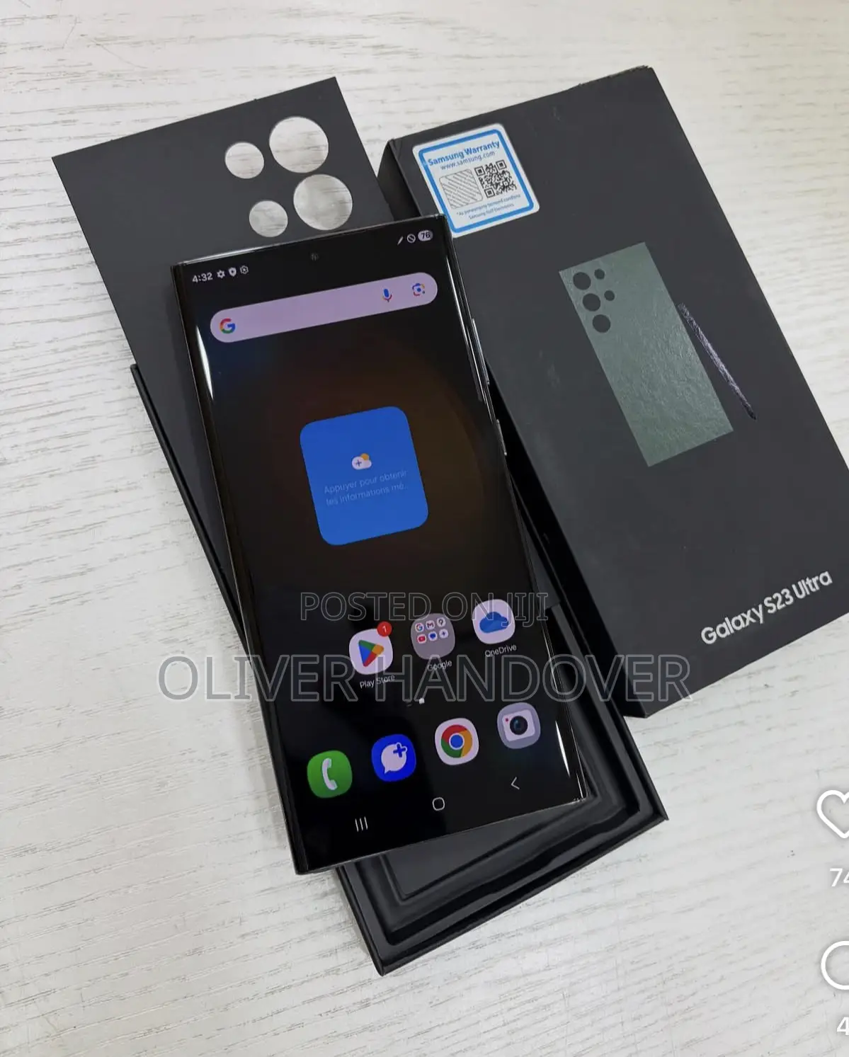 New Samsung Galaxy S23 Ultra 512 GB Green