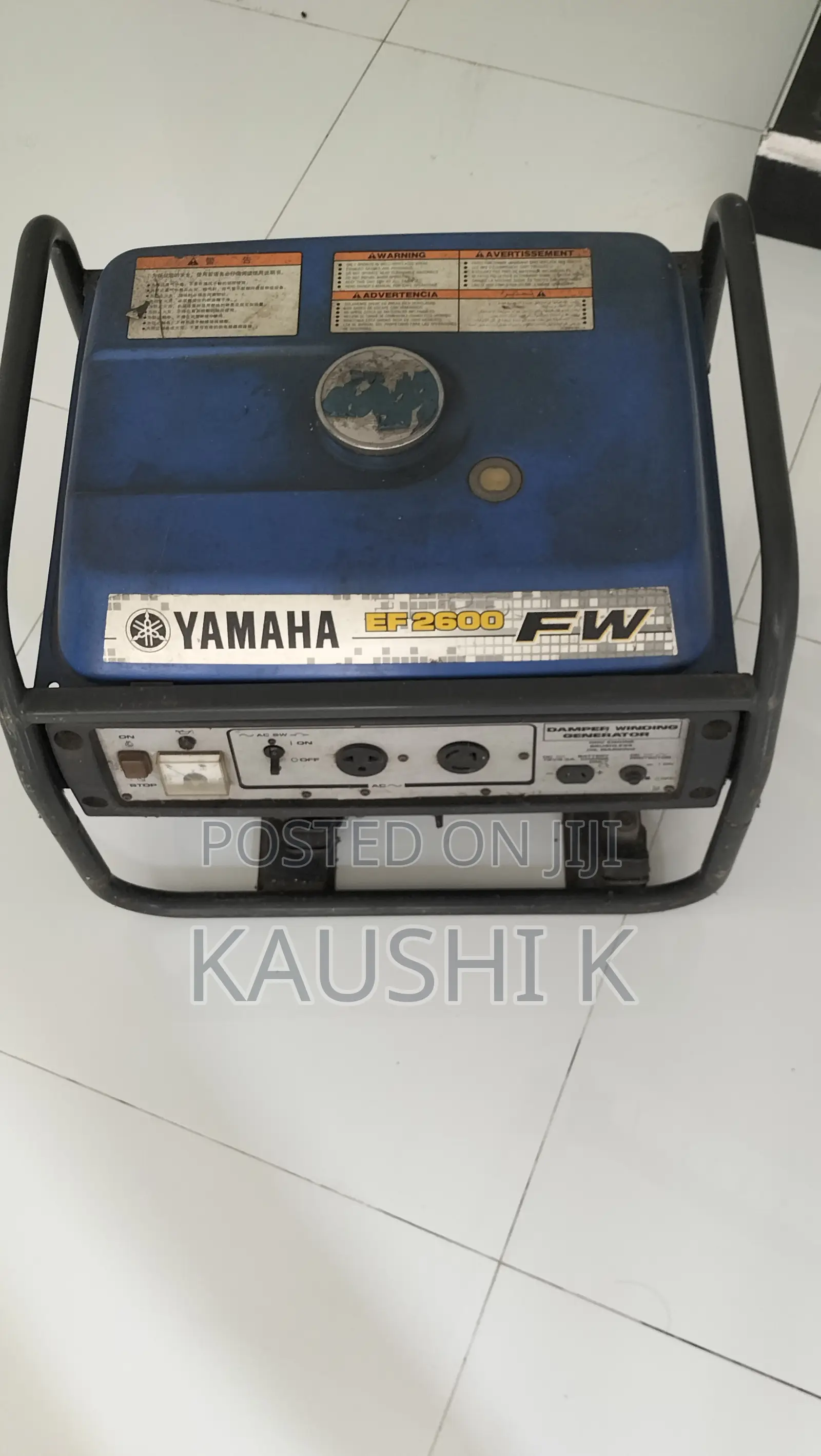 Yamaha Ef2600fw Generator
