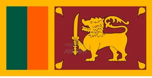 Sri Lanka Flag Water Proof Stickers