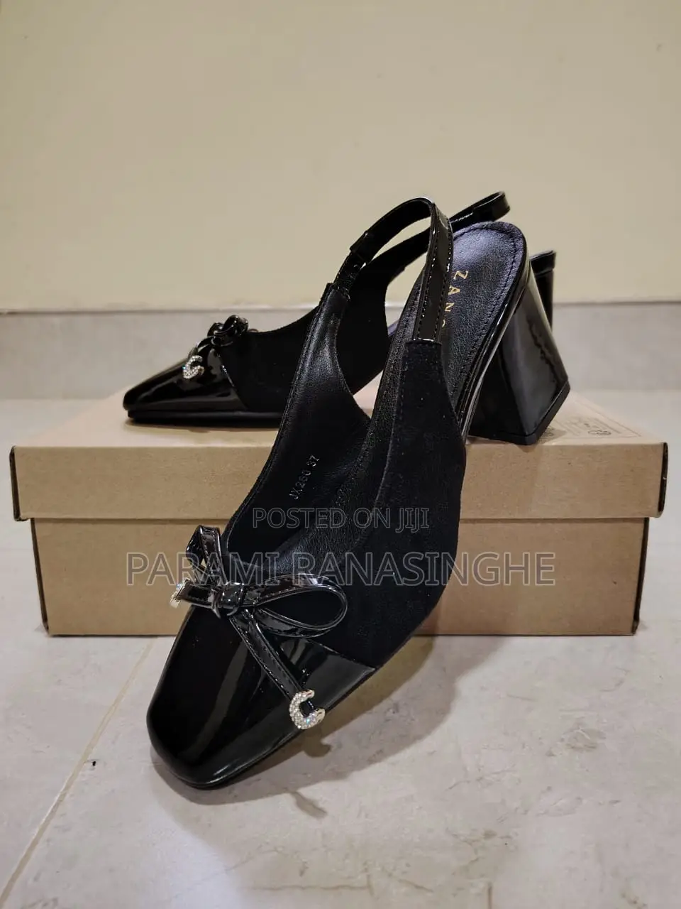 Luxe Bow Slingback Heels