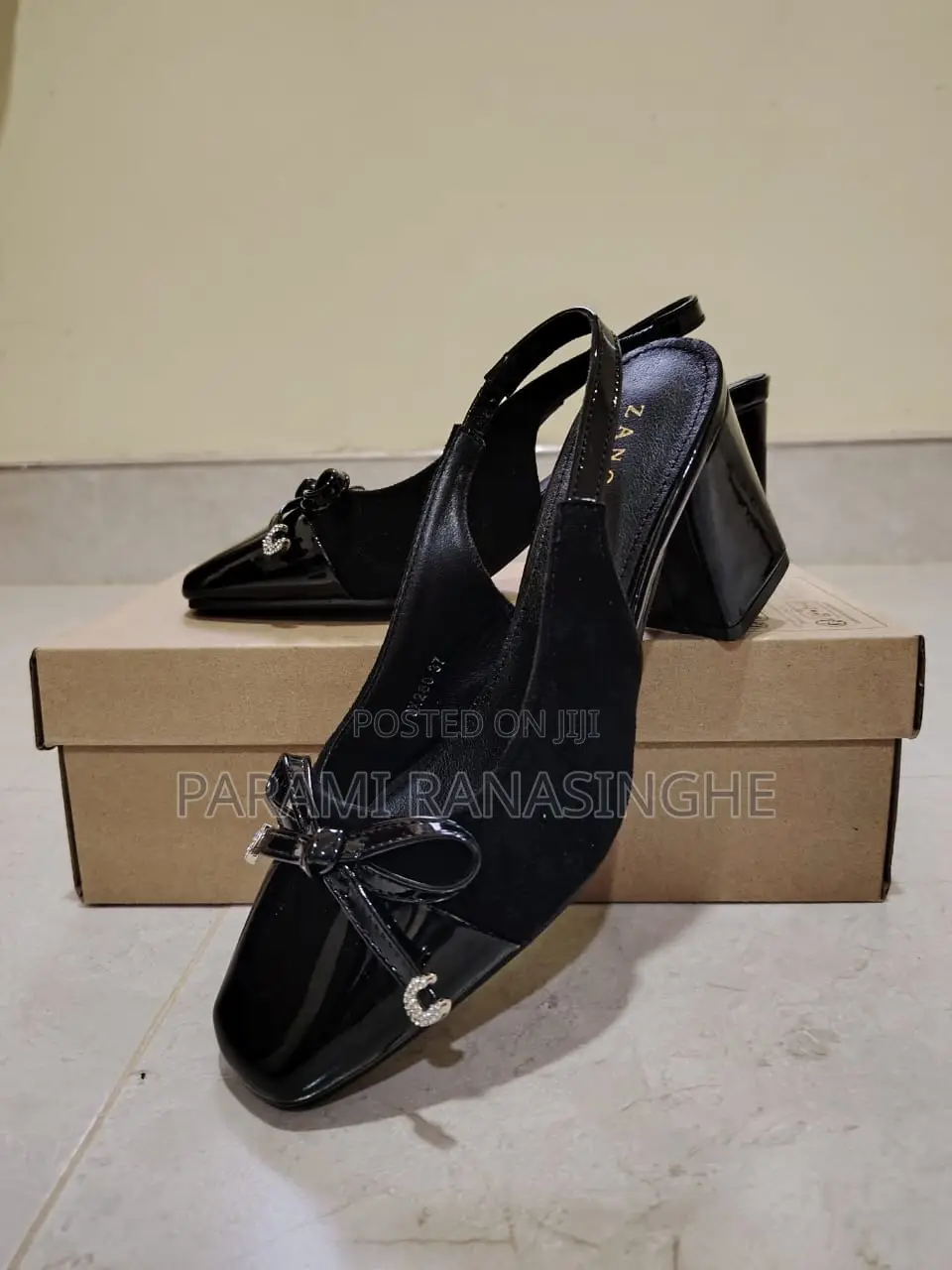 Luxe Bow Slingback Heels