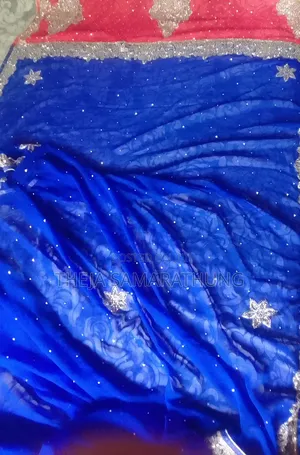 Blue Saree