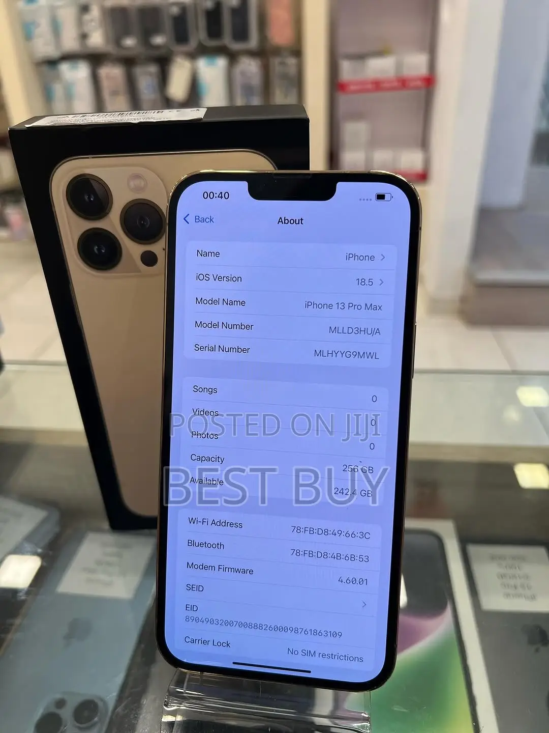 New Apple iPhone 13 Pro Max 256 GB Gold