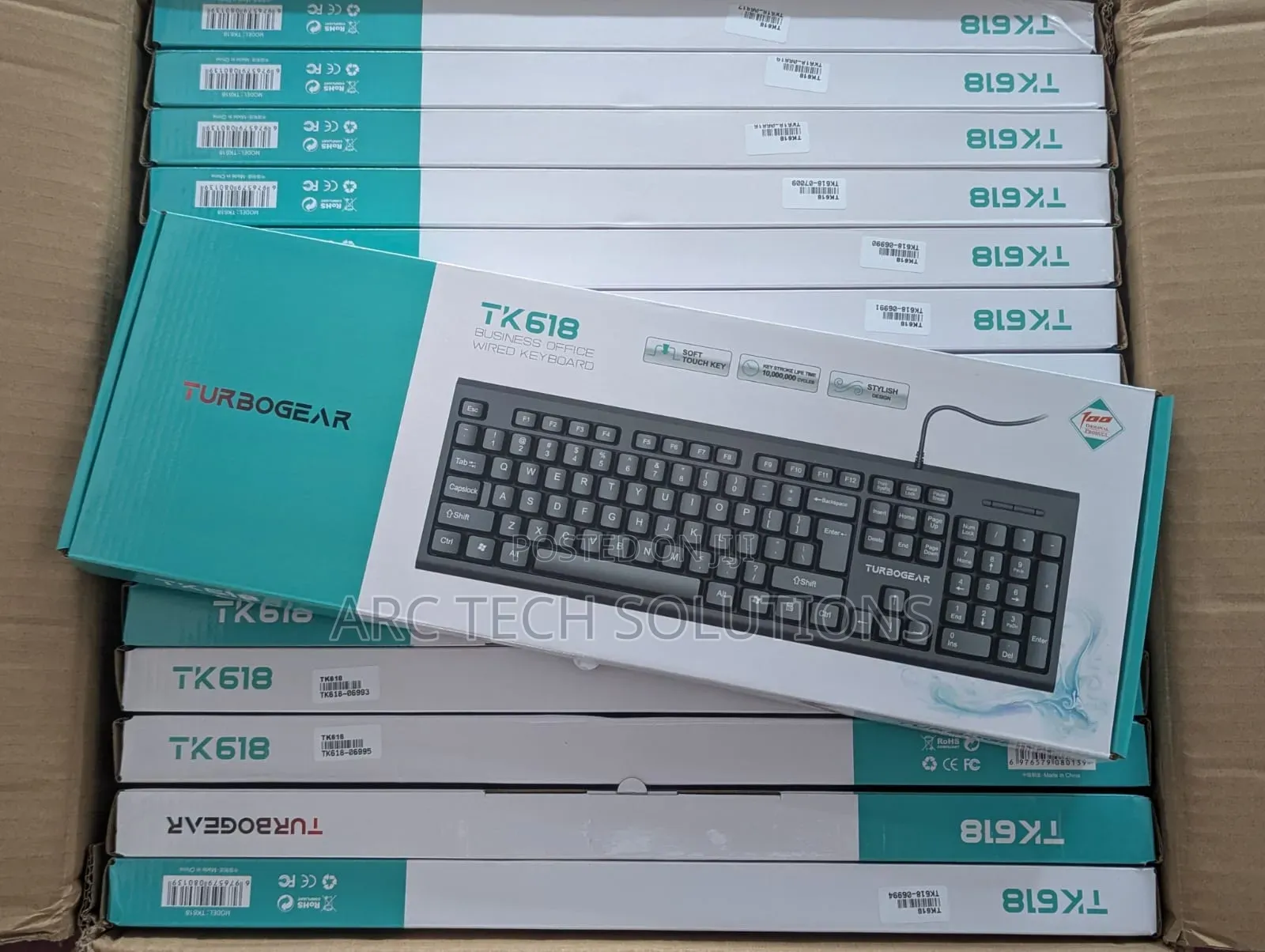 Turbogear Tk618 Business Office Usb Keyboard (6 Months Warranty)