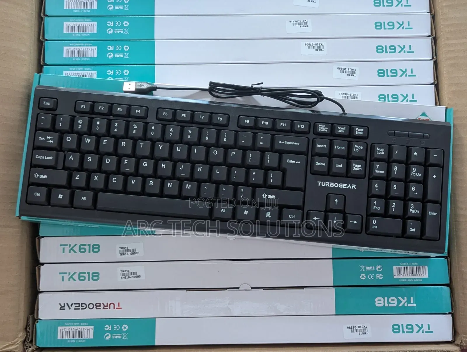 Turbogear Tk618 Business Office Usb Keyboard (6 Months Warranty)