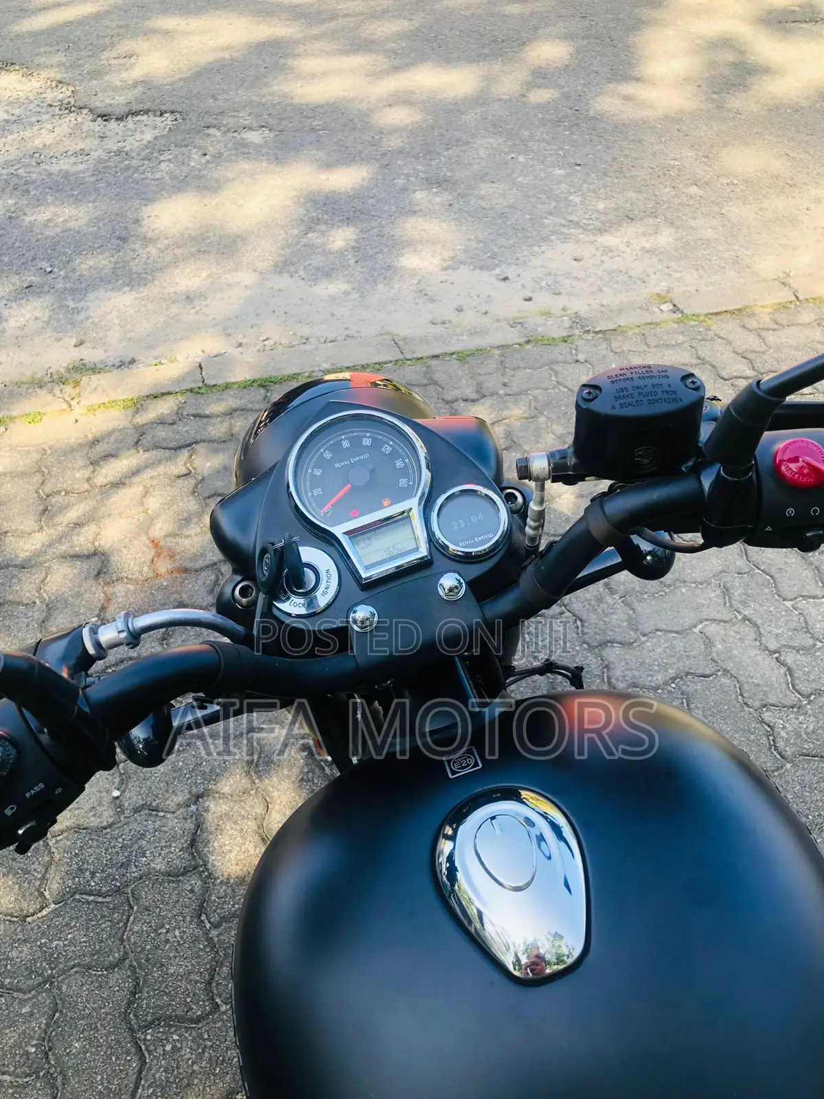 New Royal Motorcycle 2025 Black