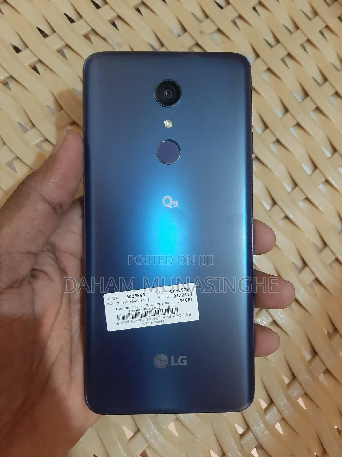 New LG Q9 64 GB Blue