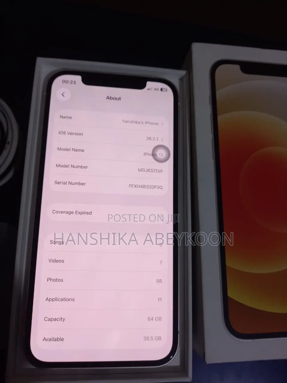 New Apple iPhone 12 64 GB White