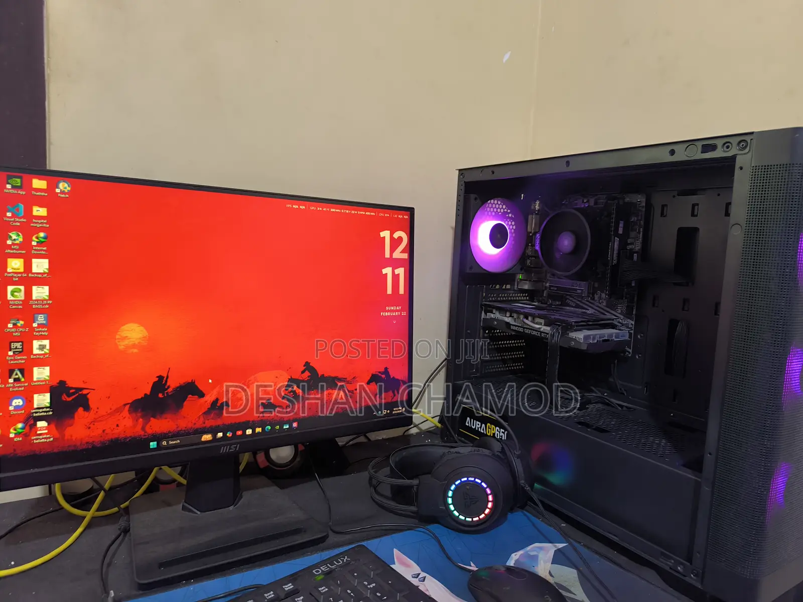 Desktop Computer 16GB AMD Ryzen 5 SSD 512GB