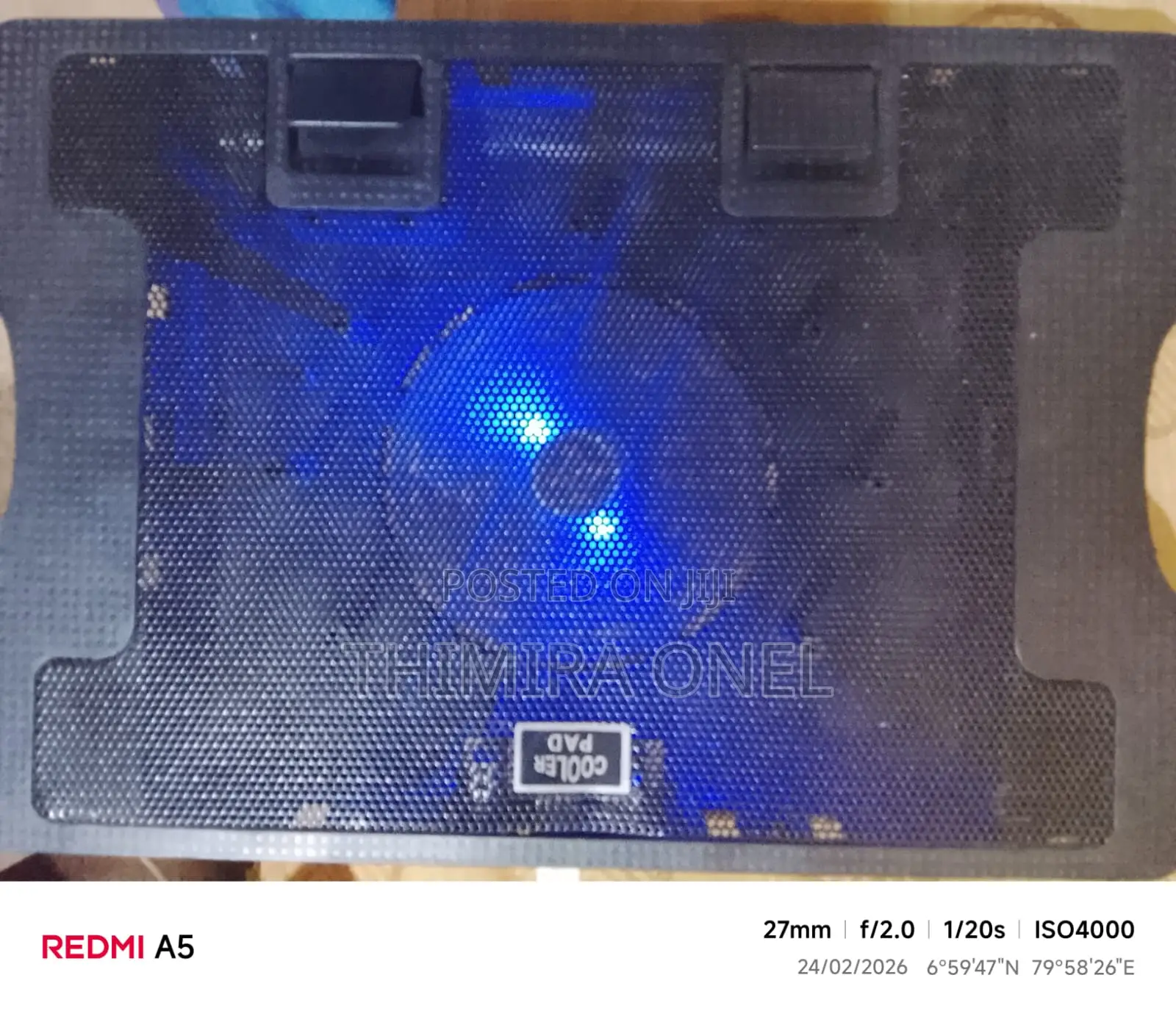 Laptop Cooler Single Fan