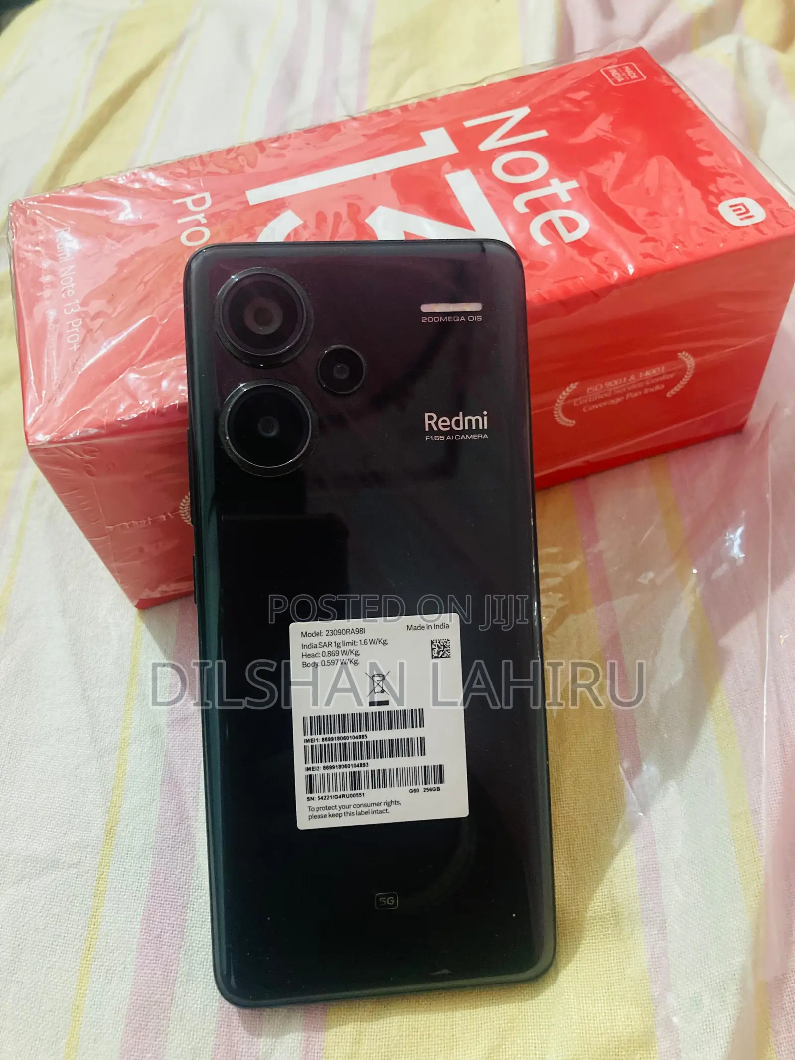Xiaomi Redmi Note 13 Pro+ 256 GB Black