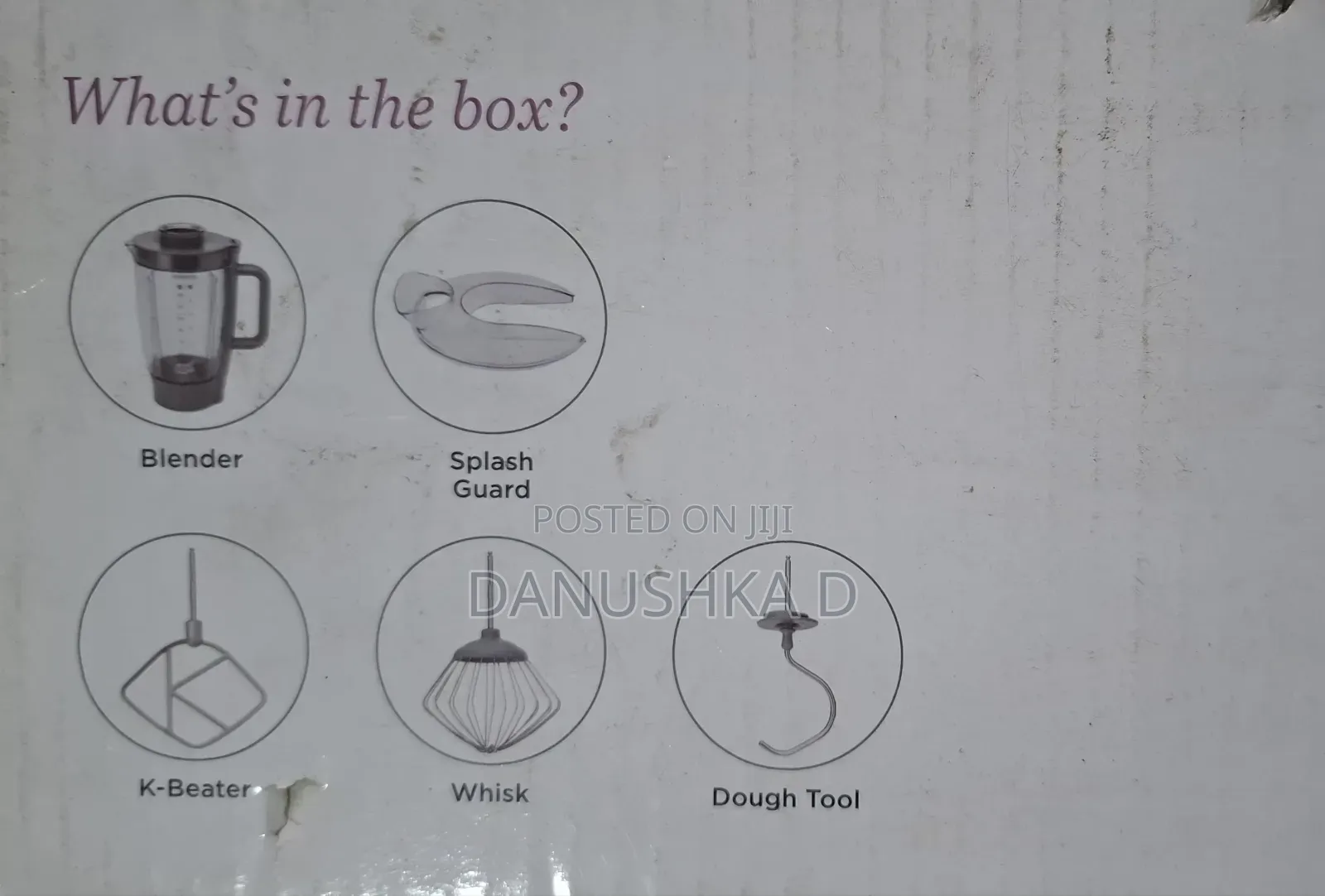 Kenwood Dough Mixer Used Only Ones