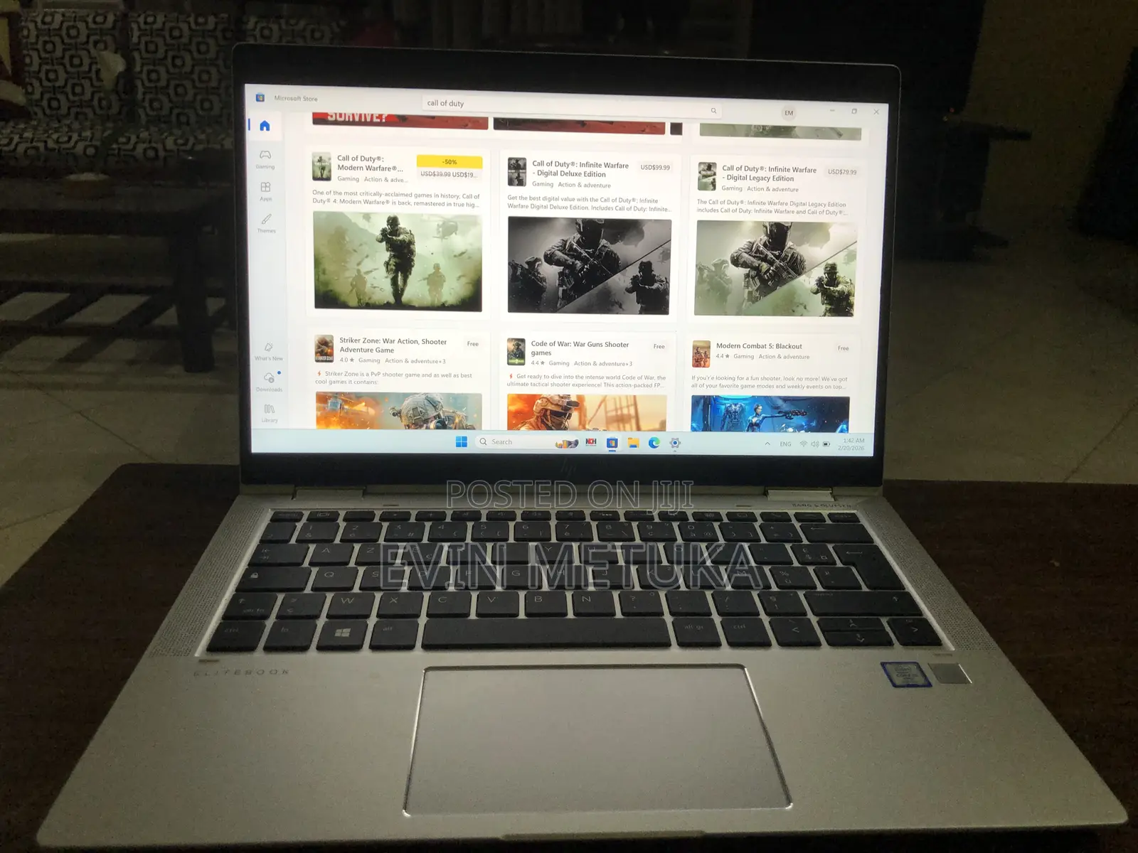 Laptop HP 14S 8GB Intel Core i5 SSD 256GB