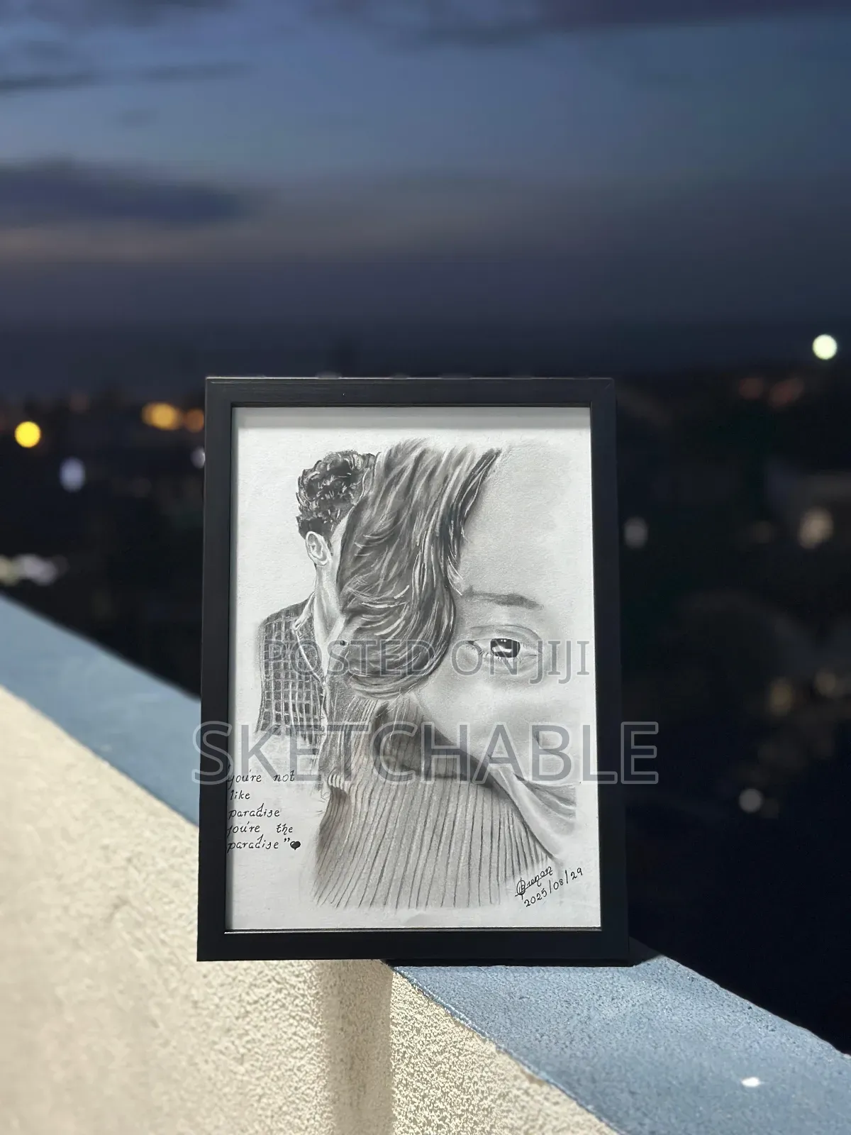 Personalized Birthday Anniversary Gifts - Hand-Drawn Portraits