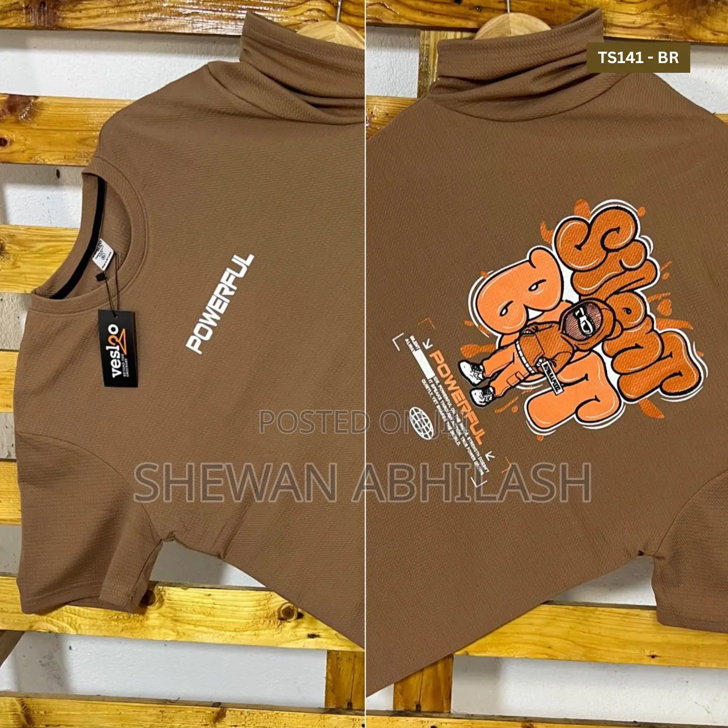 Popcorn Fabric T Shirts