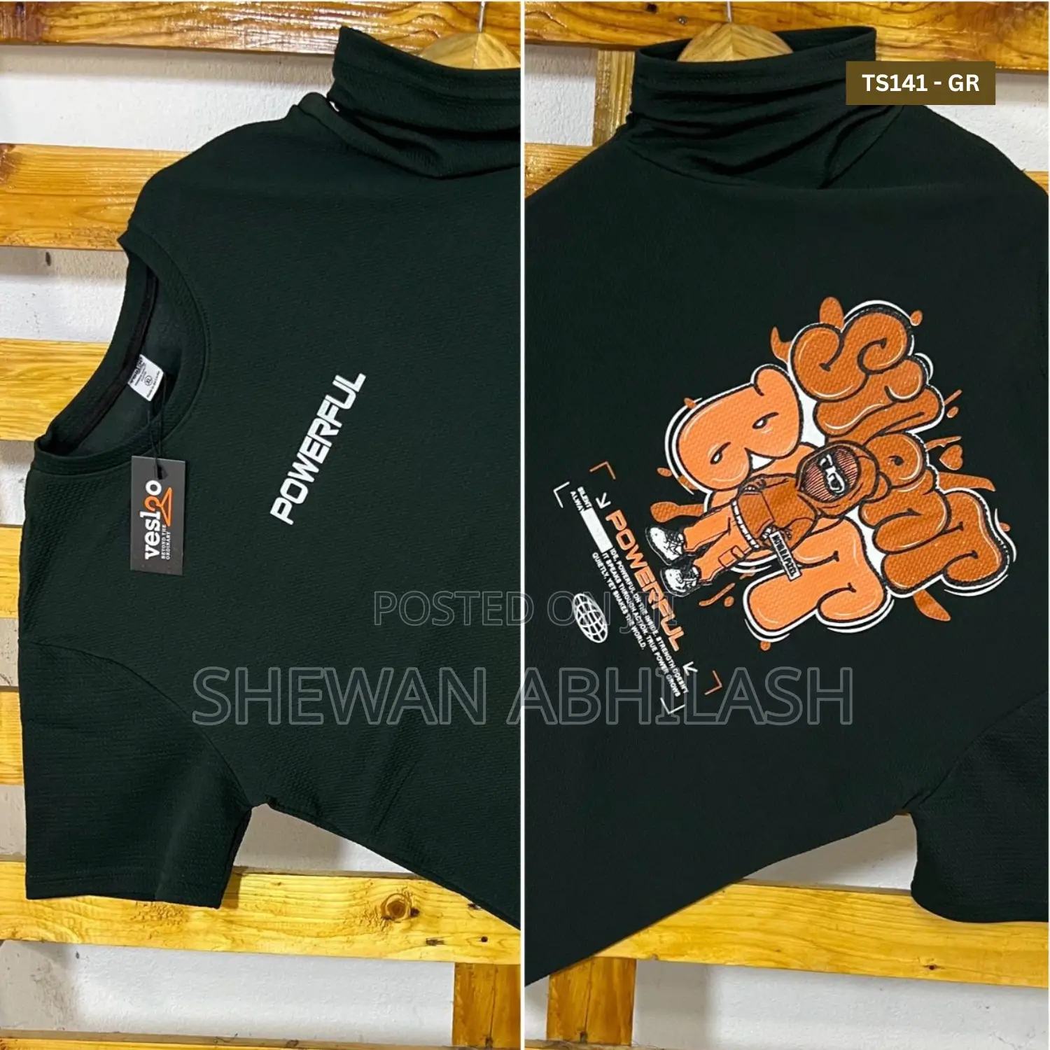 Popcorn Fabric T Shirts