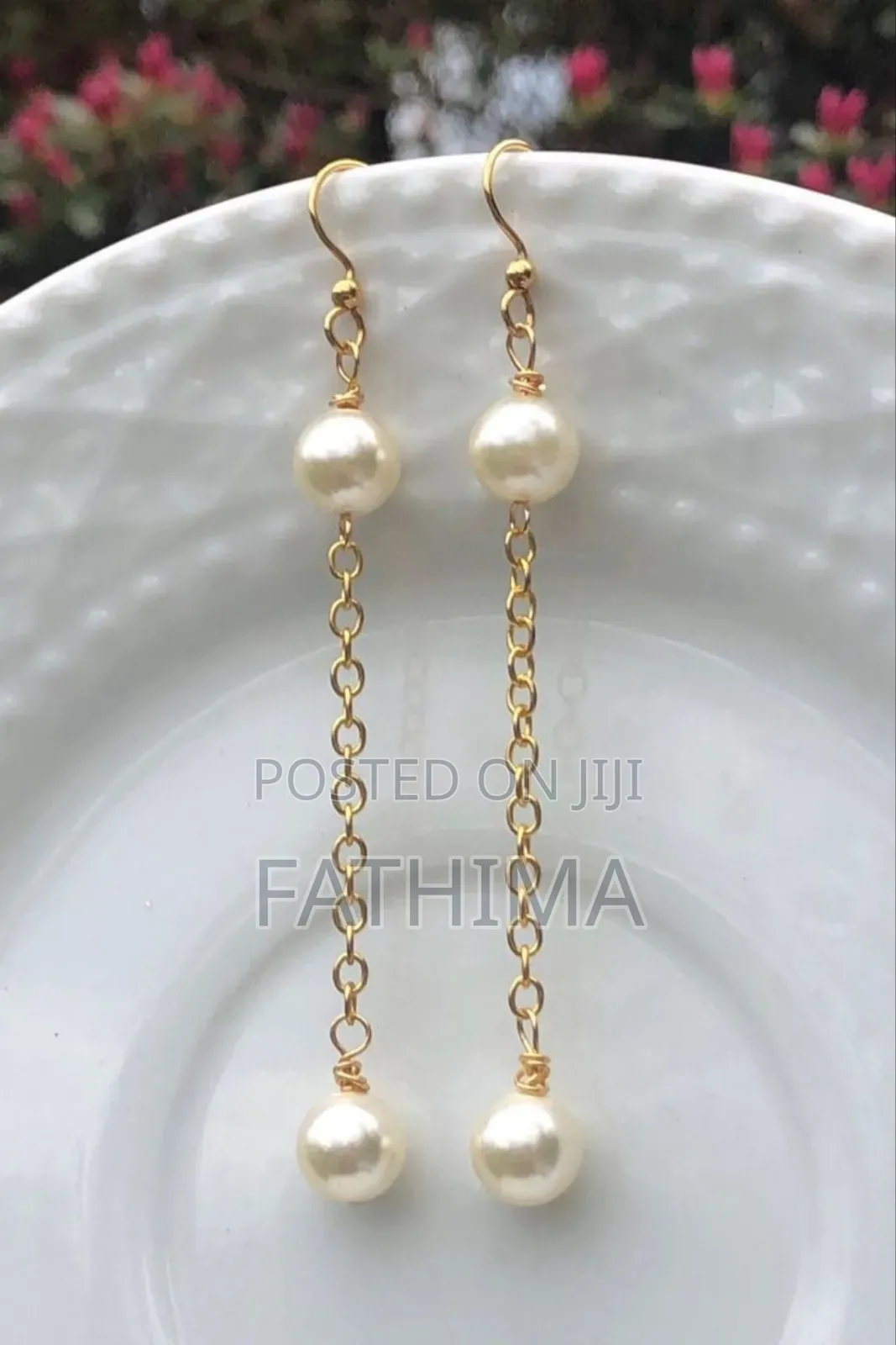 Korean Pearl Drop Earrings